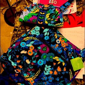 Vera Bradley messenger bag and matching wallet